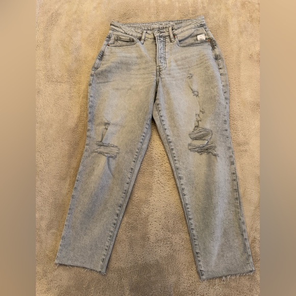 Gray Old Navy Women's Curvy OG Straight Jeans 10 P - Picture 1 of 10